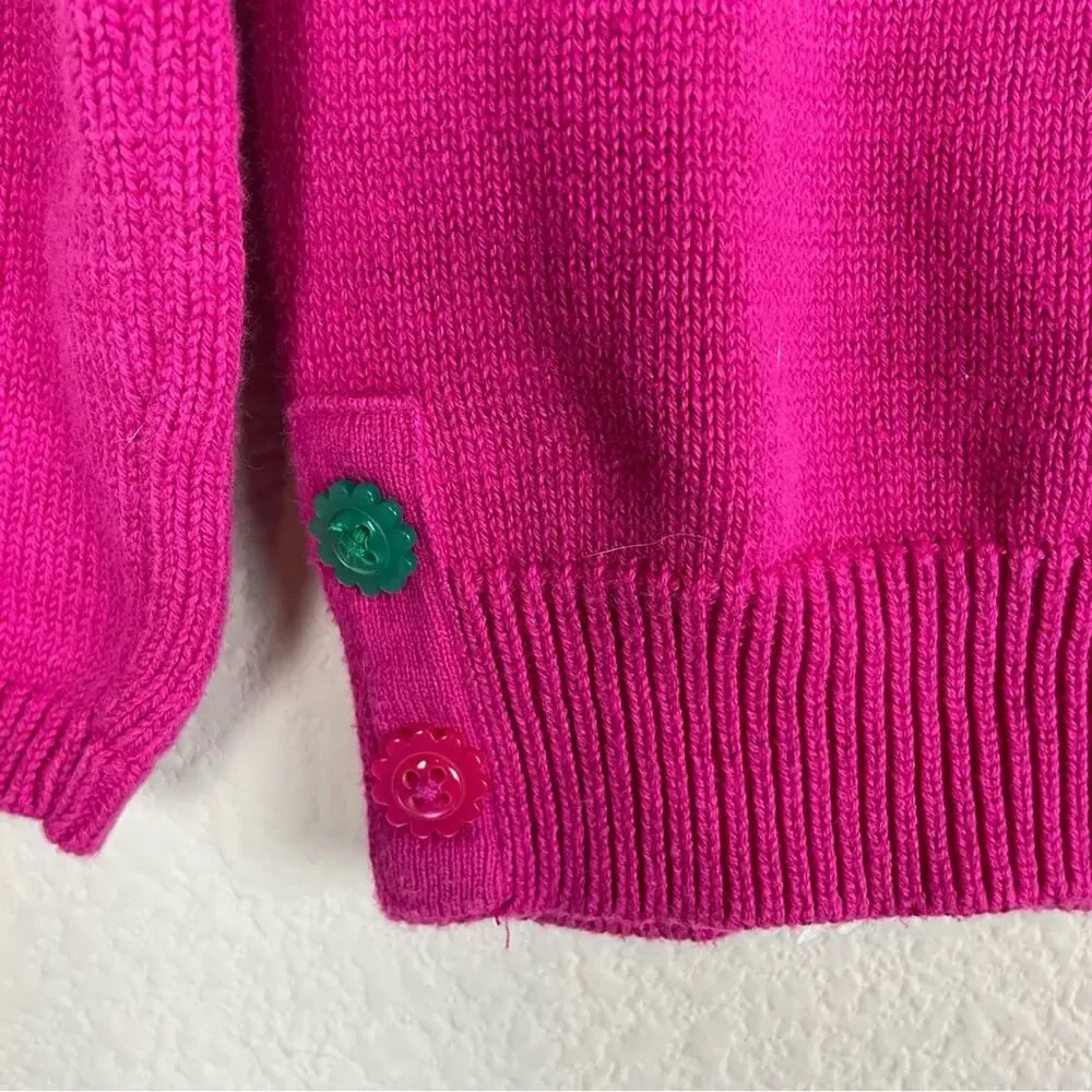Gymboree Pink Princess Bear Sweater 3T